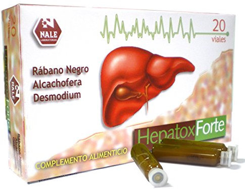 Hepatox Forte 20 Viales de Nale