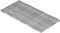 Fenau - 590 x 1190 x 25 mm - Gitterrost, MW: 30/30 mm, verzinkt, Rost für Zarge: 600 x 1200 x 28 mm, Bau-Normrost für Lichtschacht