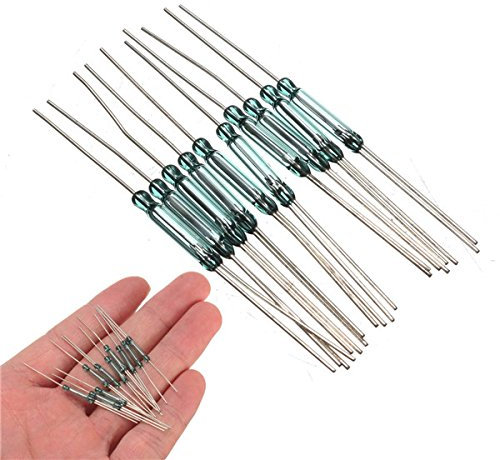 EsportsMJJ 10Pcs N/O N/C Spdt Interruttore Magnetico Switch Reed 2.5 X14Mm
