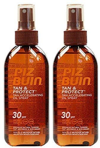 Piz Buin para acelerar el bronceado aerosol de aceite F30 (Pack de 2) 150 ml