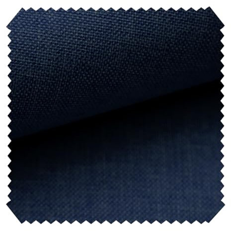 novely® LUSO | Feiner Stoff Polsterstoff Bezugsstoff Möbelstoff | Meterware | 1 lfm (34 Dunkelblau)