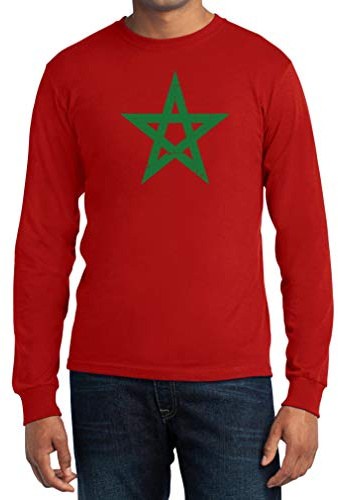 Fantrikot Nationalmannschaft Marokko Langarm T-Shirt