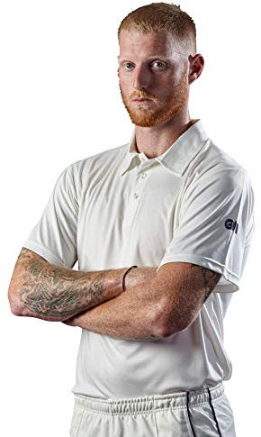 Gunn & Moore Mens Maestro Cricket Shirt, White, Medium Adult - Chest 38-40 Ins EU