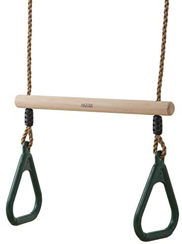 Jaques of London Trapeze Bar Age 3+ | Outdoor Toys for Children | Trapeze Bar with Rings | Perfect Climbing Frame Attachment…