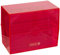 Brunnen 102057026 Karteikasten, 12 x 9, 5 x 6, 5 cm (für A7 Karteikarten), Polystyrol, pink, Colour Code