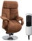 CAVADORE TV-Sessel Istanbul / Fernsehsessel mit Aufstehhilfe & elektrisch verstellbarer Relaxfunktion / 2 E-Motoren / 80 x 115 x 79 / Lederoptik: Cognac