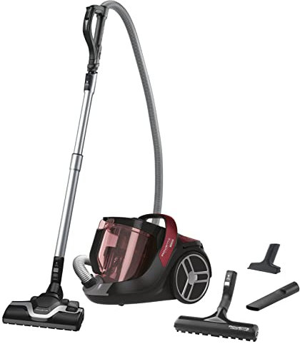 Rowenta RO7253EA, Silence Force Cyclonic Beutelloser Staubsauger, rot