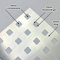 Balkongeländer Füllung Aluminium Lochblech QG20-50 Alu 2 mm dick Balkon Treppen Geländer Füllung Gitter Alublech Zuschnitt nach Maß (1000 mm x 1000 mm)