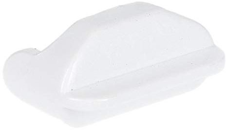 Bauknecht Whirlpool Ignis 480140101546 - Tappo di arresto per binario di scorrimento, per cestello e cestino, lavabile in lavastoviglie anche Indesit Ariston C00312476