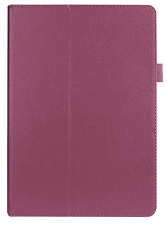 INSOLKIDON Compatible with ASUS Zenpad 10 Z300 Z300CL Z300CG 10 inch Tablet Case Leather Back Cover Protective Case Ultra Slim Bumper Full Body Protection Bracket Leather Case (Purple)