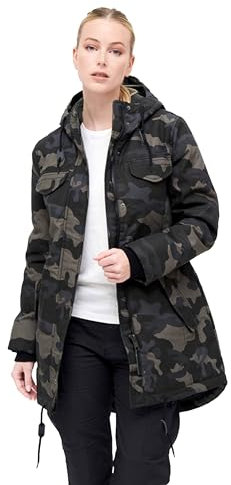 Brandit Women Marsh Lake Parka, color: darkcamo, size: XS