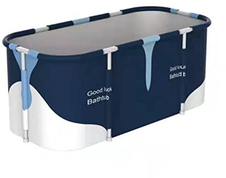 Eeneme Bañera plegable portátil, bañera grande para adultos, baño familiar SPA Bañera Ducha Baño caliente Baño de hielo Niños Adultos (24 x 55 x 20 pulgadas)