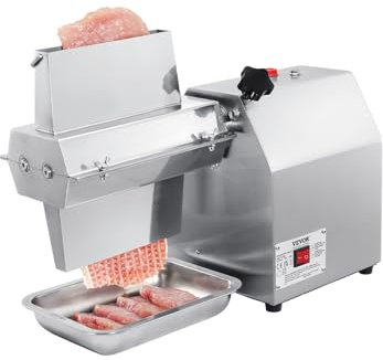 VEVOR Elektrischer Fleischklopfer Fleischzartmacher 750 W, 6-168 mm Einstellbar, Professionelles Fleischklopferwerkzeug 520 x 230 x 390 mm Atomatischer Schweinefleisch-Rindersteakklopfer Küchenhelfer