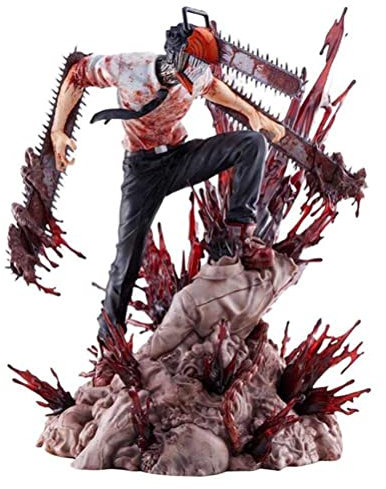 WENCY 28cm Chainsaw Man Denji Figure PVC Statue Anime Figures Action Figure Chainsawman Model Collection Doll Decoration Toy Gift