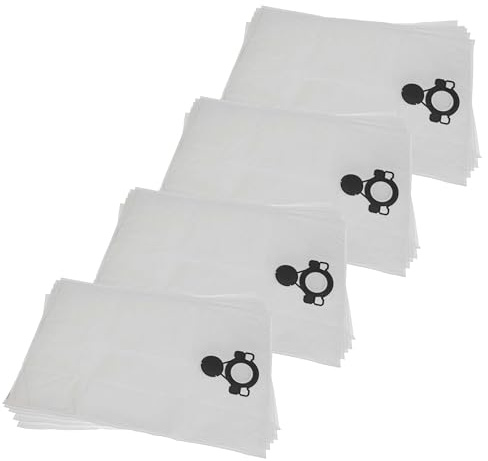 vhbw 20x Staubbeutel kompatibel mit CONEL CLEAN M30 Staubsauger | 52,5cm x 39cm Weiß
