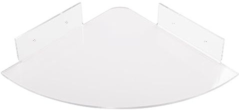 REGPLEX REALIZZIAMO LE TUE IDEE Mensola Doccia in Plexiglass | Accessori Bagno| Mensole Salvaspazio | Montaggio Senza Viti | Design Trasparente, Plastica