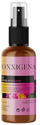 Oxxigena - Olio di Rosa Mosqueta Puro al 100%, Confezione Spray 100 ml, Idratante Versatile per Pelle Secca e Screpolata, Ideale Contro Rughe, Cicatrici, Unghie o Capelli