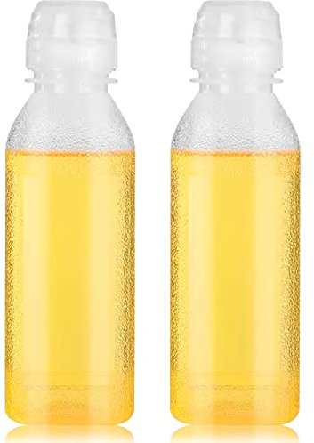 2 Packung Ölflasche 500ML,Öl Flaschen Essig Öl Flasche PP5, Olivenöl Dispenser, Olivenöl Essigspender, öl Flasche Behälter mit Skala, für Öl, Essig, BBQ, Kochen,Küche und BBQ