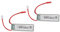 Keenso 2PCS RC Airplane Lithium Battery, 7.4v 600mah RC Airplane Replacement Batteries for WLtoys XK A280 RC Aircraft