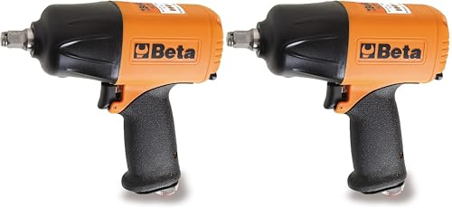 BETA 1927P Avvitatore Pneumatico Reversibile in Materiale Composito con Imugnatura Antivibrazioni, Arancio, Cat Harness-952 (Confezione da 2)