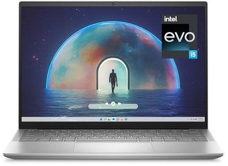 Dell Inspiron 14 5430 14 FHD+ Laptop, Intel Core i5-1335U Processor, 8GB RAM, 512GB SSD, Intel Iris Xe Graphics, Windows 11 Home, Fingerprint Reader, UK Backlit Keyboard, Silver
