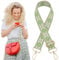 Traziewell Riemen für Umhängetasche Grün Verstellbar Schulterriemen 3.8CM Schultergurt Damen & Herren Breit Taschengurt für Handtaschen Riemen 0714