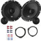 JBL Stage161CFS Lautsprecher mit Einbauset passend für Opel Astra G 1998-2005 Türen vorne 450 Watt 165mm 2 Wege Kompo