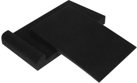 SECFOU Coussinet Anti-vibrations En Mousse Absorbante 30x17x4 Cm, Panneau D'isolation Acoustique Pour Haut-parleur, Coussinets D'isolation Sonore Antidérapants Pour Enceintes Audio