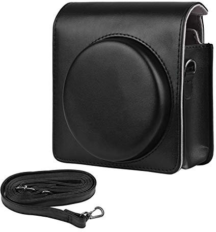 kosingna Portable Instant Camera Case Carry Bag PU with Shoulder S Compatible with Fuji Square SQ1 Instant Camera