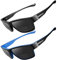 Missfive Sportlich Bifokale Sonnenbrille mit Sehstärke Herren Unzerbrechlich Sportbrille mit Sehstärke TR90 Rechteckig-Sonnenbrillen, UV Schutz Sunglasses für Fahren, Schwarz&Blau, 2,5x