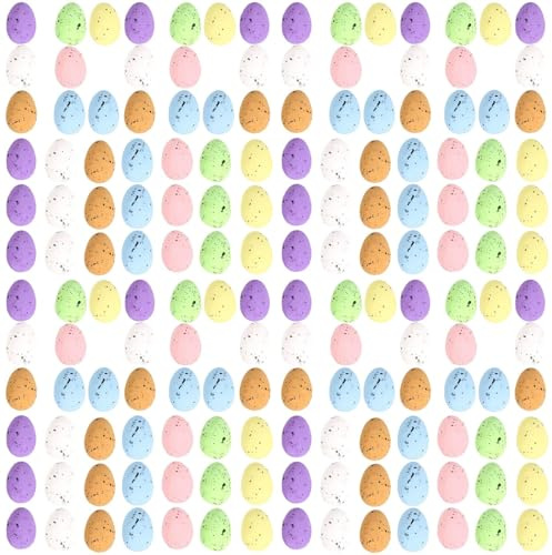 Kleine Schaumstoff-Ostereier Künstliche Vögel Bunte Punkte Schaumstoff