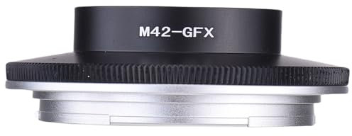 Andoer Objektivmontageadapter M42 Schraube SLR Objektiv zu G Montieren GFX Spiegelloser Kamera Handbuch Fokus