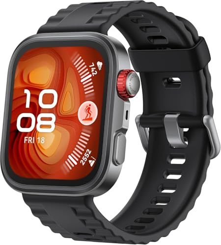 HUAWEI Watch FIT4 Pro Smartwatch, 1,8 Zoll Saphirbildschirm & Lünette aus Titanlegierung, GPS für Outdoor-Enthusiasten, Assistent für emotionales Wohlbefinden, bis zu 10 Tage Akkulaufzeit, iOS
