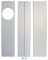 Generic Sliding Door Ventilation Kit for Home Dryer and Air Conditioning Units, 3pcs