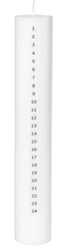 Broste Copenhagen Eco Kalenderlicht weiß 30cm