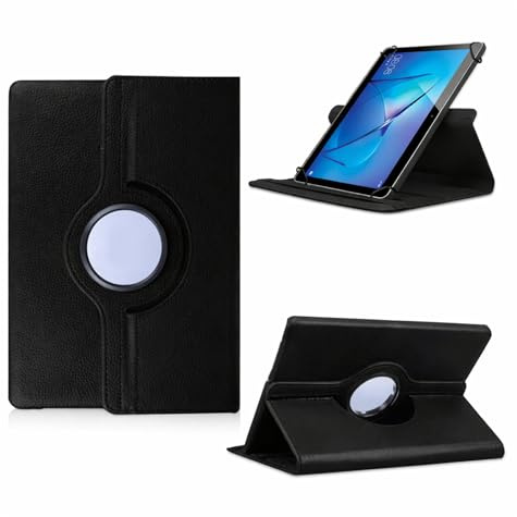 Schutzhülle passend für TABWEE T50 T80 T20 T90 W90 Allen 10,1-10,5-11 Zoll Geräten 360 Grad Hülle ultradünne Tasche mit Standfunktion Tablethülle schwarz