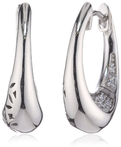 Esprit Jewels Damen-Creolen ovality glam 925 Sterling Silber ESCO90808A000
