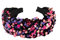 axy Breiter Pailletten Haarreif mit Knoten Damen Haarreifen HR34PA (Lila Bunt)