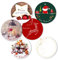 25er Pack Geschenkanhänger Frohe Weihnachten rund ca. Ø 95 mm verschiedene Motive, Anhänger, Weihnachtsanhänger, Geschenkkarte, Geschenkkärtchen, Anhängeetikett, Topper