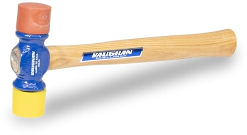 VAUGHAN Soft Face Hammer, American High Carbon Steel Head, 12 oz, Made In The USA, SF12, VN19410