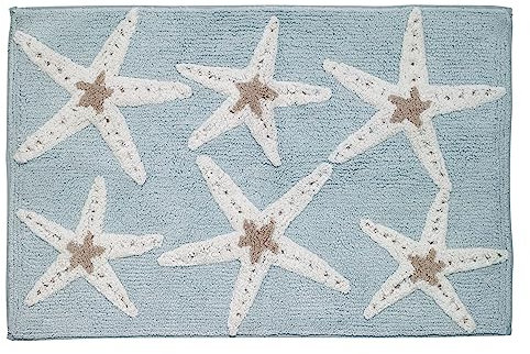 Avanti Linens - Coastal Bathroom Rug 20x30, Soft & Absorbent Cotton