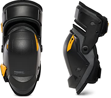 ToughBuilt – FoamFit™ Specialist Thigh Support Stabilization Knee Pads, Professional Comfort Kneepads FoamFit Design, Integrated Thigh Support, Stabilizing Lower Platform Jobsite Protection (TB-KP-G3)