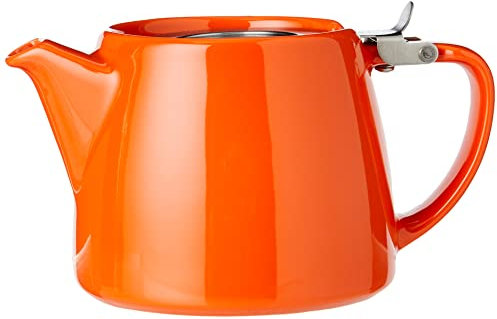 Forlife Stump Teapot 530 mL, 18 Oz., Carrot