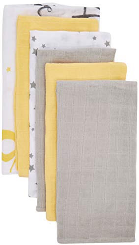 PIPPI Unisex Baby 6er Pack Windeln mit verschiedenen Motiven Badebekleidungsset, Mehrfarbig (Sunshine 370), (Herstellergröße:70x70)