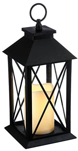 Atmosphera - Lanterne LED H28 - Noir