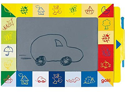 goki 58998 Zaubertafel, 19 x 13 cm, Pappe, bunt (5er Pack)