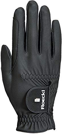 Roeckl Sports Reithandschuh ROECK-Grip PRO, Unisex Sommer Handschuh, Schwarz 10