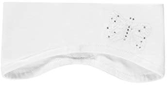 Döll Stirnband Jersey Schmetterling weiß Größe: 45 Farbe: weiß