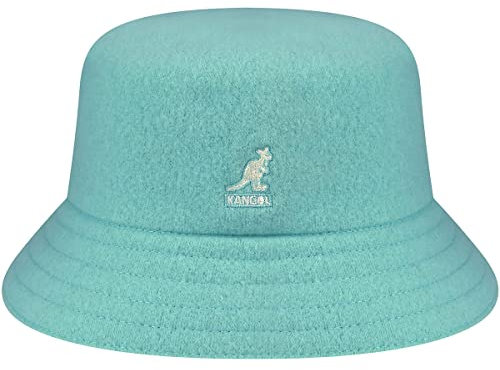 Kangol Wool Lahinch Hut Wollhut Fischerhut Stoffhut Clubhut Trendhut (XL (60-61 cm) - hellblau)