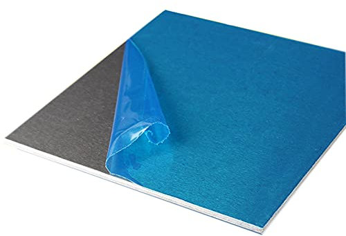 Jonoisax 1060 99,6% Placa De Chapa De Aluminio Puro - Placa De Metal De Aluminio Plana Pulido Fino Y Desbarbado,300mm*300mm*5mm